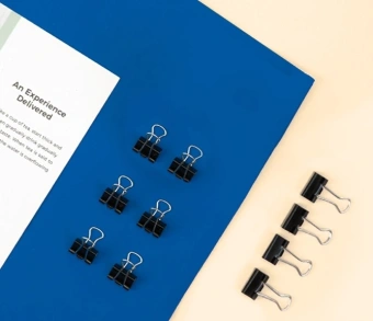 Зажимы Deli EZ66 металл 15мм черный (упак.:12шт) картонная коробка - купить недорого с доставкой в интернет-магазине