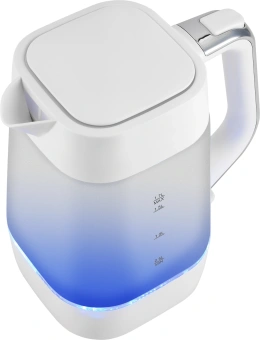 Чайник электрический Vitek VT-WK1058 1.7л. 2200Вт белый корпус: стекло/пластик - купить недорого с доставкой в интернет-магазине
