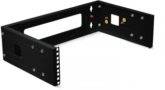 Кронштейн телекоммуникационный Cabeus NC-3U-BK настен. регул.глуб. 3U 19" нагр.:15кг черный - купить недорого с доставкой в интернет-магазине