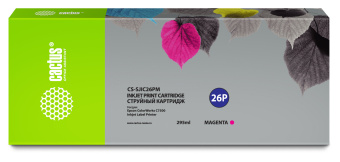 Картридж струйный Cactus CS-SJIC26PM C33S020620 пурпурный (295мл) для Epson ColorWorks TM-C7500 - купить недорого с доставкой в интернет-магазине