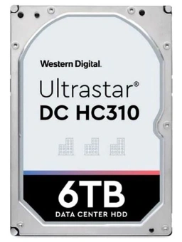 Жесткий диск WD SAS 3.0 6TB 0B36540 HUS726T6TAL5204 Ultrastar DC HC310 (7200rpm) 256Mb 3.5" - купить недорого с доставкой в интернет-магазине