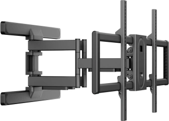 Кронштейн для телевизора Ultramounts UM970 черный 95"-120" макс.60кг настенный поворот и наклон - купить недорого с доставкой в интернет-магазине