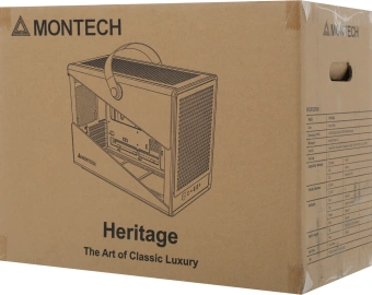 Корпус Montech Heritage (W) белый без БП mATX 9x120mm 2x140mm 2xUSB3.0 audio bott PSU - купить недорого с доставкой в интернет-магазине