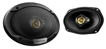 Колонки автомобильные Kenwood KFC-S6976EX 500Вт 87дБ 4Ом 15x23см (6x9дюйм) (ком.:2кол.) коаксиальные трехполосные - купить недорого с доставкой в интернет-магазине