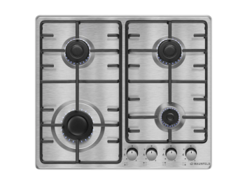 Газовая варочная поверхность Maunfeld EGHS.64.3STS-ES/G нержавеющая сталь - купить недорого с доставкой в интернет-магазине
