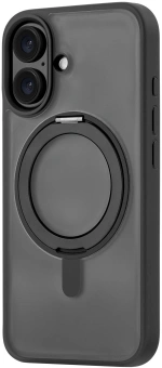 Чехол (клип-кейс) uBear для Apple iPhone 16 Clip 360 with MagSafe черный (CS437BL61RG-I24M) - купить недорого с доставкой в интернет-магазине