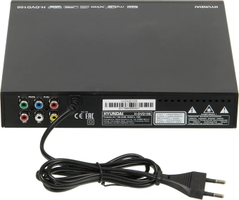 Плеер DVD Hyundai H-DVD100 черный ПДУ - купить недорого с доставкой в интернет-магазине