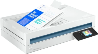 Сканер планшетный HP ScanJet Pro N4600 fnw1 (20G07A) A4 белый - купить недорого с доставкой в интернет-магазине