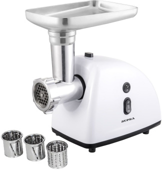 Мясорубка Supra MGS-1805T 1800Вт белый - купить недорого с доставкой в интернет-магазине