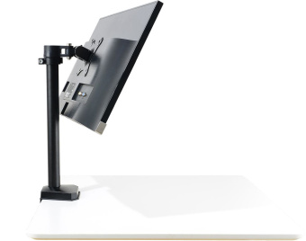 Кронштейн для мониторов ЖК Buro M3 черный 15"-27" макс.9кг крепление к столешнице поворот и наклон - купить недорого с доставкой в интернет-магазине