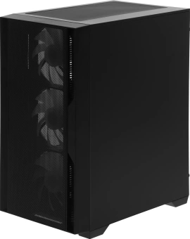 Корпус Accord ACC-ZCU1B черный без БП mATX 5x120mm 2xUSB3.0 1xUSB3.1 audio bott PSU - купить недорого с доставкой в интернет-магазине