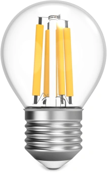 Лампа филам. Gauss Filament 13Вт цок.:E27 шар 220B св.свеч.бел.теп. (упак.:10шт) (105802113) - купить недорого с доставкой в интернет-магазине