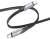 Кабель Hoco U119 Machine 60W charging data cable Type-C to Ty 05021 USB Type-C (m)-USB Type-C (m) 1.2м черный - купить недорого с доставкой в интернет-магазине