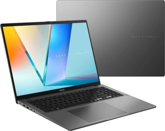 Ноутбук Asus VivoBook S16 M3607HA-RP236 Ryzen 7 260 16Gb SSD512Gb AMD Radeon 780M 16" IPS WUXGA (1920x1200) без ОС grey WiFi BT Cam (90NB16F1-M00EH0) - купить недорого с доставкой в интернет-магазине
