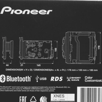 Автомагнитола Pioneer SDA835Tab+T20BT 2DIN 4x50Вт AUX 2000Mb Android 9 8" WiFi 3 - купить недорого с доставкой в интернет-магазине