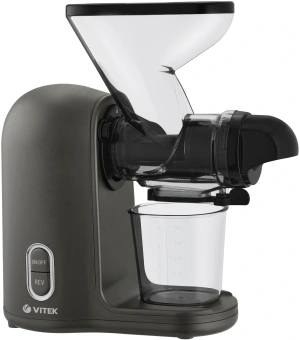 Соковыжималка шнековая Vitek VT-3715 300Вт рез.сок.:280мл. черный/черный - купить недорого с доставкой в интернет-магазине