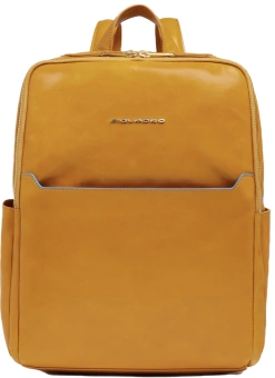 Рюкзак женский Piquadro Blue Square CA6678B2/G горчичный кожа - купить недорого с доставкой в интернет-магазине