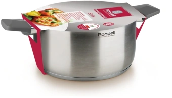 Кастрюля Rondell Strike RDS-714 2.8л. d=20см (с крышкой) стальной - купить недорого с доставкой в интернет-магазине
