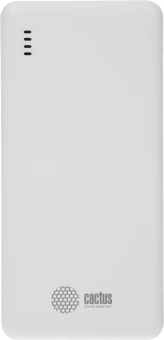 Мобильный аккумулятор Cactus CS-PBFSEA-20000 20000mAh 22.5W 4.5A USB-A/2xUSB-C белый - купить недорого с доставкой в интернет-магазине