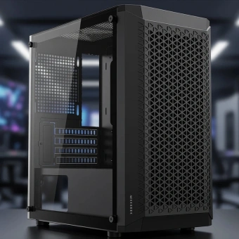 Корпус Accord ACC-509 черный без БП mATX 7x120mm 4x140mm 2xUSB2.0 1xUSB3.0 audio bott PSU - купить недорого с доставкой в интернет-магазине