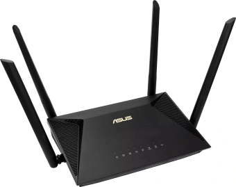 Роутер беспроводной Asus RT-AX1800U AX1800 10/100/1000BASE-TX/4G ready черный - купить недорого с доставкой в интернет-магазине