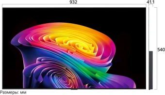 Телевизор OLED LG 42" OLED42C6RLA.ARU черный/серебристый 4K Ultra HD 120Hz DVB-T DVB-T2 DVB-C DVB-S2 USB WiFi Smart TV (RUS) - купить недорого с доставкой в интернет-магазине