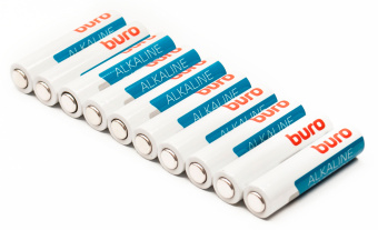 Батарея Buro Alkaline LR03 AAA (40шт) коробка - купить недорого с доставкой в интернет-магазине