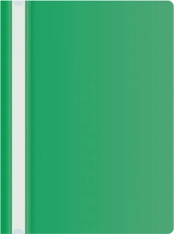 Папка-скоросшиватель Silwerhof Eco SE-PSE20/GRN A4 прозрач.верх.лист пластик зеленый 0.11/0.13 - купить недорого с доставкой в интернет-магазине