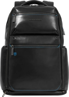 Рюкзак мужской Piquadro Blue Square CA6592B2BM/N черный кожа - купить недорого с доставкой в интернет-магазине