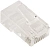 Коннектор Lanmaster (LAN-EZ45-8P8C/U5E-100) UTP кат.5E RJ45 прозрачный (упак.:100шт)