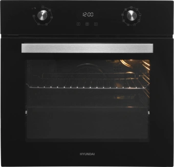 Духовой шкаф Электрический Hyundai HEO 66411 BG черный - цена, купить или заказать с доставкой в интернет-магазине Духовой шкаф Электрический Hyundai HEO 66411 BG черный - купить недорого с доставкой в интернет-магазине