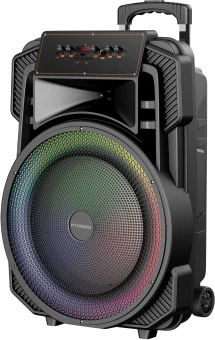 Минисистема Hyundai H-MC1295 черный 35Вт FM USB BT micro SD - купить недорого с доставкой в интернет-магазине