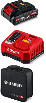 Дрель-шуруповерт Зубр ДБ-45-22 40Вт аккум. патрон:быстрозажимной - купить недорого с доставкой в интернет-магазине