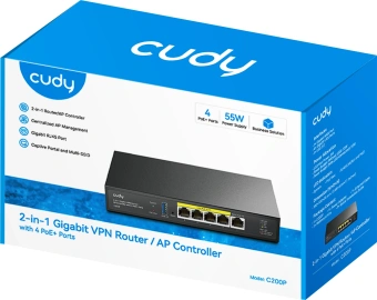 Контроллер Cudy C200P 10/100/1000BASE-TX - купить недорого с доставкой в интернет-магазине