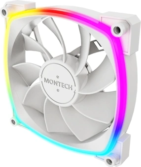 Вентилятор для корпуса Montech RX120 Reverse ARGB 120х120x25 белый 4-pin 27дБ (RX120 PWM WHITE) Ret - купить недорого с доставкой в интернет-магазине