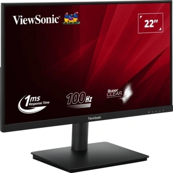 Монитор ViewSonic 21.5" VA220-H черный VA LED 1ms 16:9 HDMI матовая 250cd 178гр/178гр 1920x1080 100Hz VGA FHD 2.5кг - купить недорого с доставкой в интернет-магазине