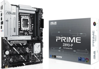 Материнская плата Asus PRIME Z890-P Soc-1851 Intel Z890 4xDDR5 ATX AC`97 8ch(7.1) 2.5Gg RAID+HDMI+DP - купить недорого с доставкой в интернет-магазине