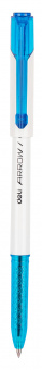 Ручка шариков. Deli Arrow EQ23-BL белый/голубой d=0.7мм син. черн. (1шт) - купить недорого с доставкой в интернет-магазине