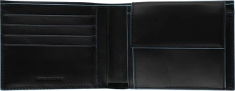 Кошелек мужской Piquadro Blue Square PU257B2R/N черный натур.кожа - купить недорого с доставкой в интернет-магазине