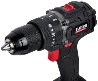 Дрель-шуруповерт Elitech CD 20ISL2 (E2201.041.02) 80Вт аккум. патрон:быстрозажимной (кейс в комплекте) (205723) - купить недорого с доставкой в интернет-магазине