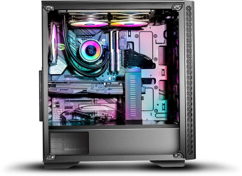 Корпус Deepcool MATREXX 50 черный без БП ATX 1x120mm 2xUSB2.0 1xUSB3.0 audio bott PSU - купить недорого с доставкой в интернет-магазине