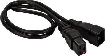 Шнур питания Lanmaster LAN-PP19L/20-3.0-BK C19-C20 проводник.:3x1.5мм2 3м 220В 16А черный - купить недорого с доставкой в интернет-магазине