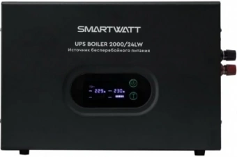 Источник бесперебойного питания Smartwatt Boiler 2000/24LW 1200Вт 2000ВА черный - купить недорого с доставкой в интернет-магазине