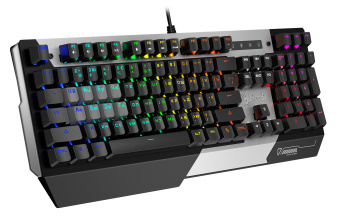 Клавиатура A4Tech Bloody B865N механическая серый/черный USB for gamer LED - купить недорого с доставкой в интернет-магазине