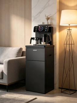 Кулер Hotfrost V1275TEA напольный электронный черный - купить недорого с доставкой в интернет-магазине
