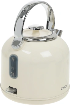 Чайник электрический Candy CK-205 1.7л. 2200Вт слоновая кость корпус: нерж.сталь - купить недорого с доставкой в интернет-магазине