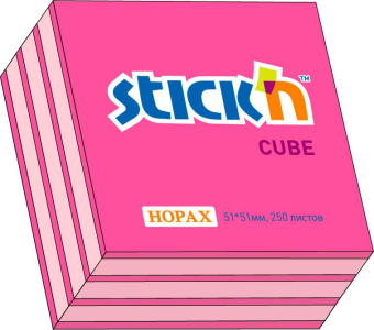 Блок самоклеящийся бумажный Stick`n 21337 51x51мм 250лист. 70г/м2 неон+пастель голубой 2цв.в упак. - купить недорого с доставкой в интернет-магазине