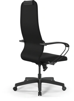 Кресло Метта SU-B-10 черный сиденье черный сетка с подголов. крестов. металл хром - купить недорого с доставкой в интернет-магазине