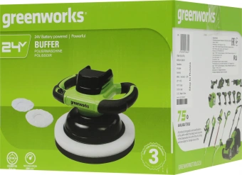 Полировальная машина Greenworks G24BU10 - купить недорого с доставкой в интернет-магазине