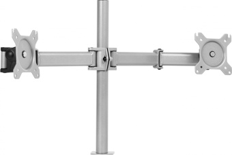 Кронштейн для мониторов Cactus CS-VM-D29-AL серебристый 13"-27" макс.8кг настольный поворот и наклон - купить недорого с доставкой в интернет-магазине